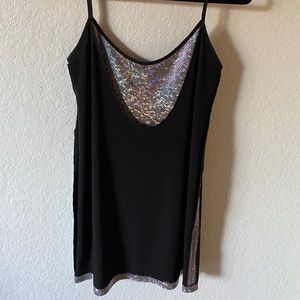 open back short dress